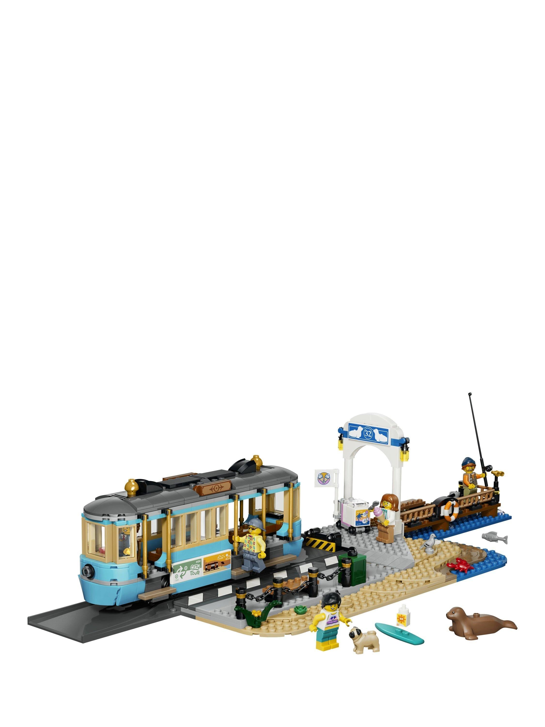 LEGO City Beach Streetcar building toy 693 pieces, imported from the UK