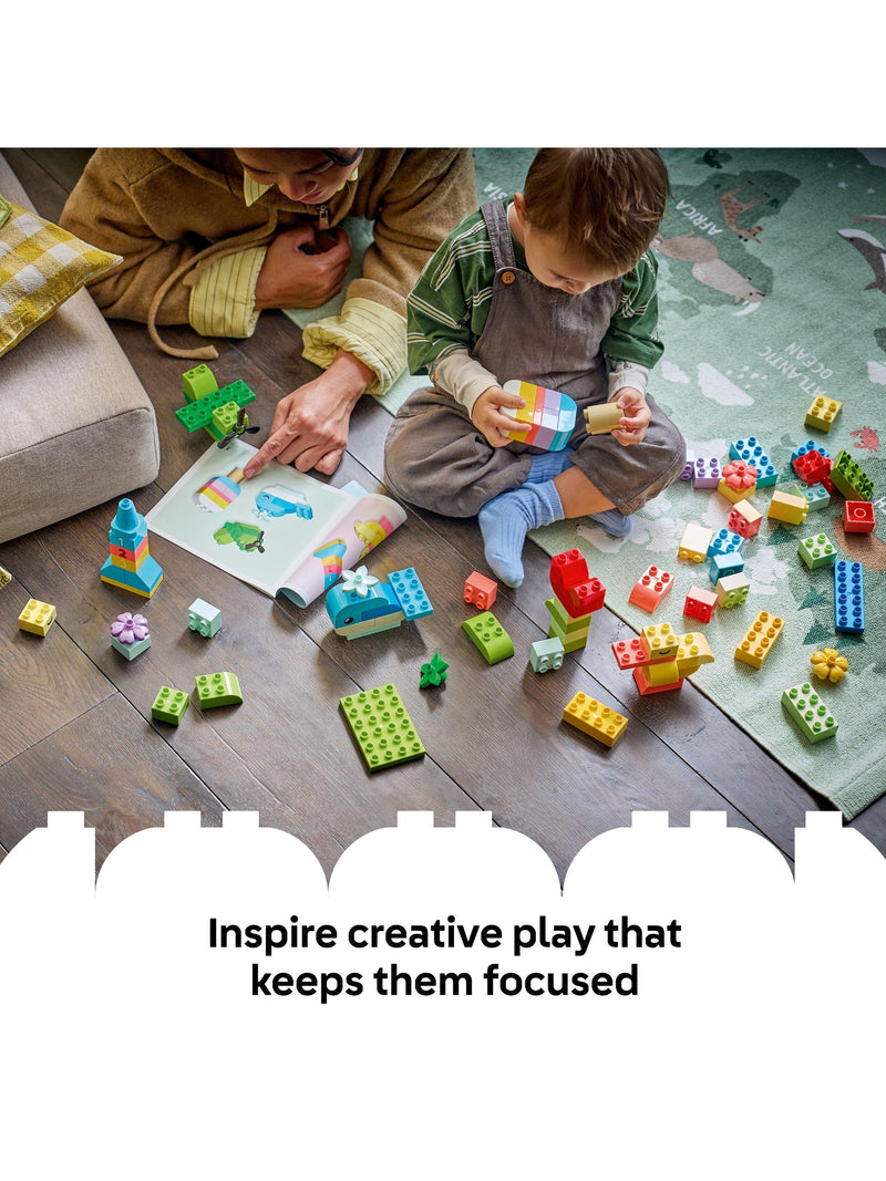 LEGO DUPLO Classic Colourful Creative Box 80 piece building toy (British brand)