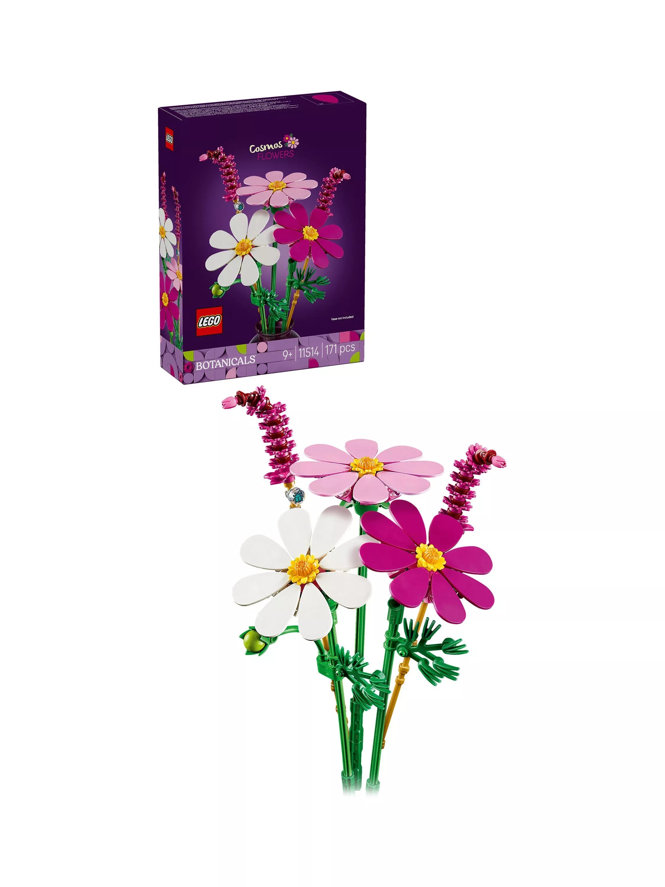 LEGO Botanicals cosmos flowers building set 171 pieces (British brand)