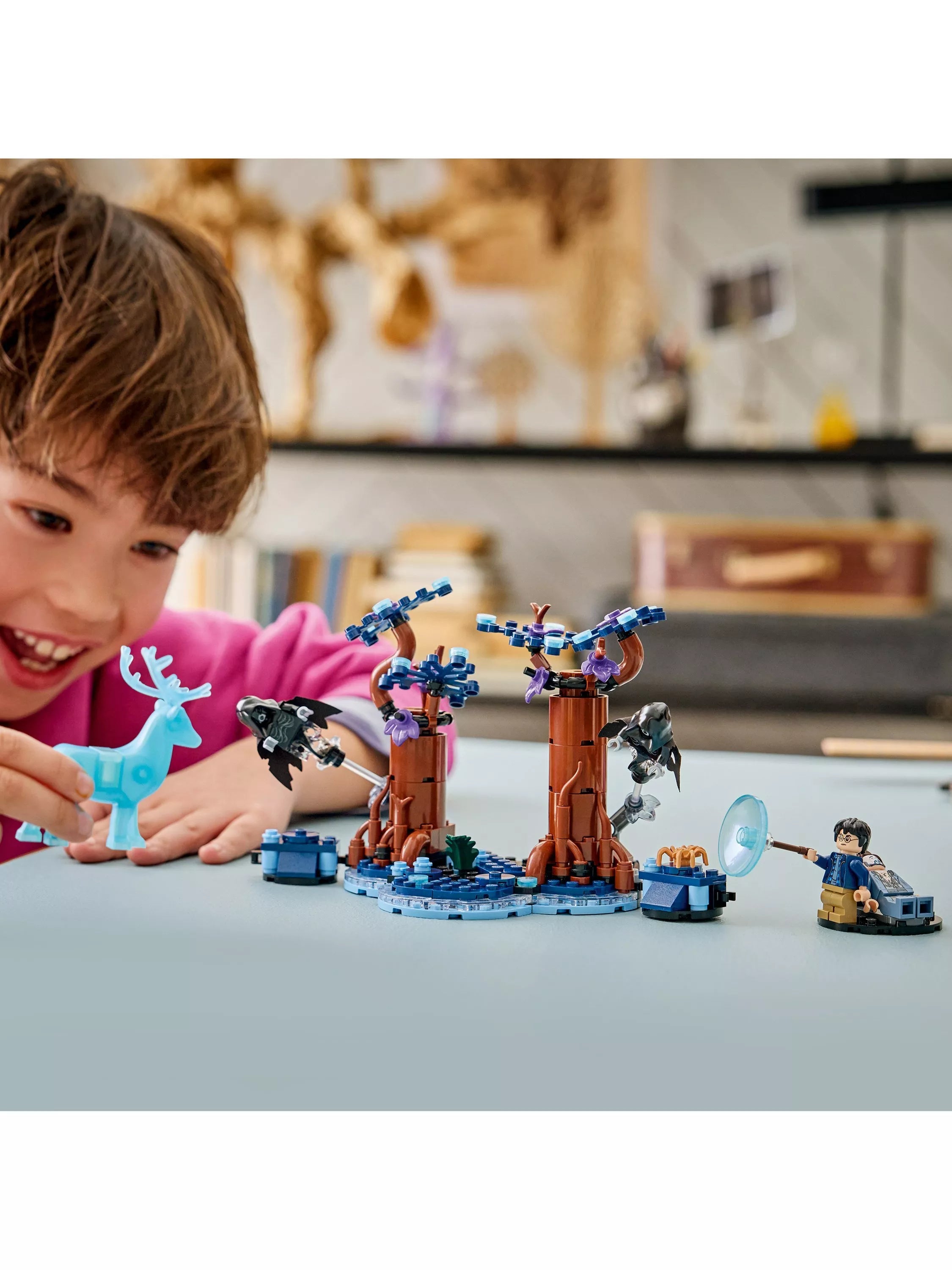 LEGO Harry Potter Forbidden Forest Expecto Patronum building set 244 pieces (British brand)
