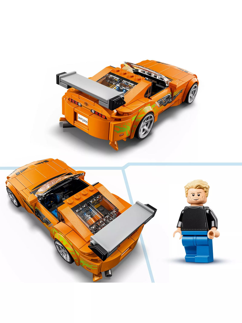 LEGO Speed Champions Fast & Furious Toyota Supra MK4 building toy set, UK version