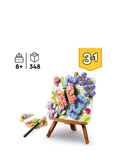 LEGO Floral Art Decor Painting 348 pieces, imported from the UK