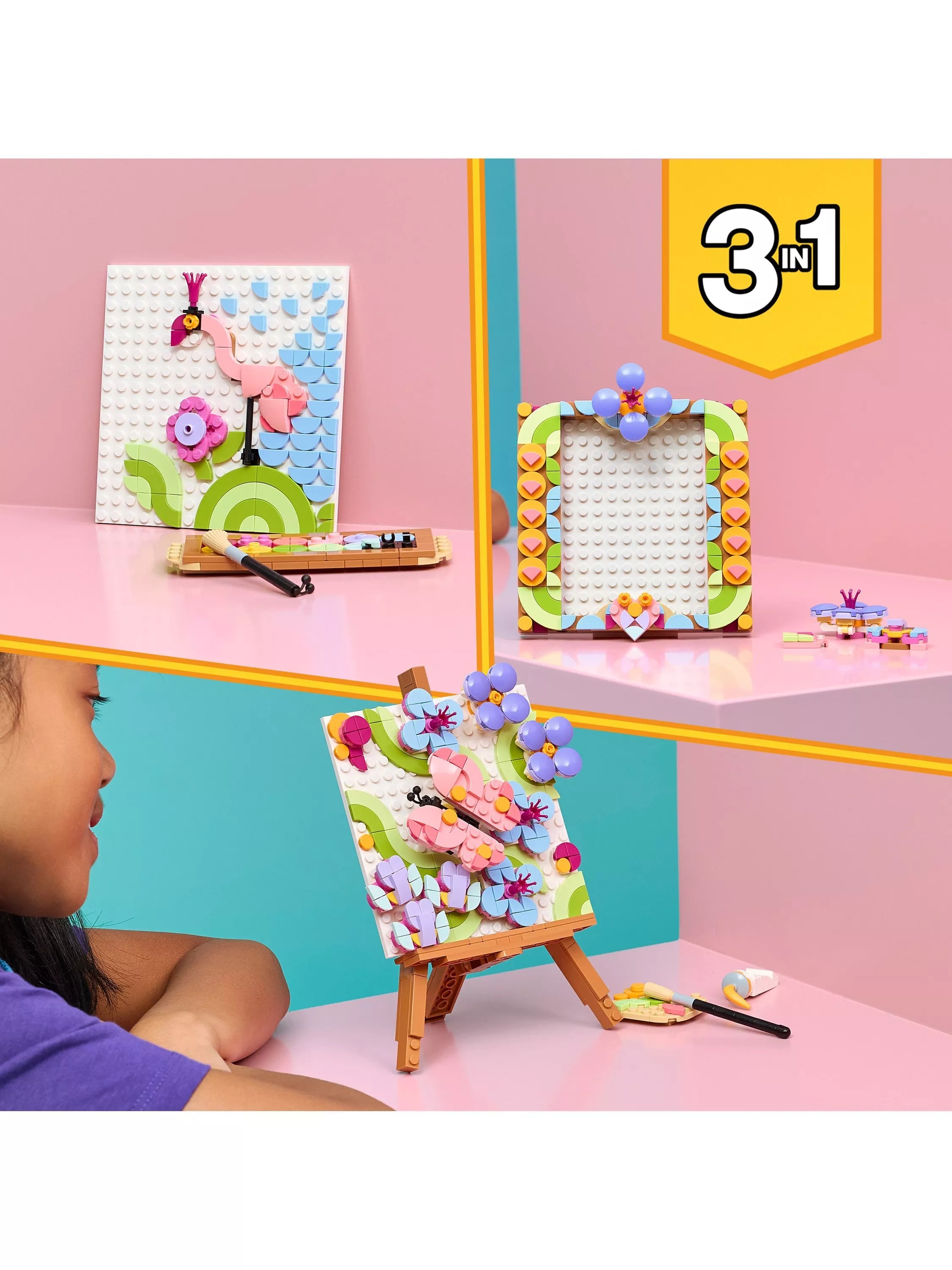 LEGO Floral Art Decor Painting 348 pieces, imported from the UK