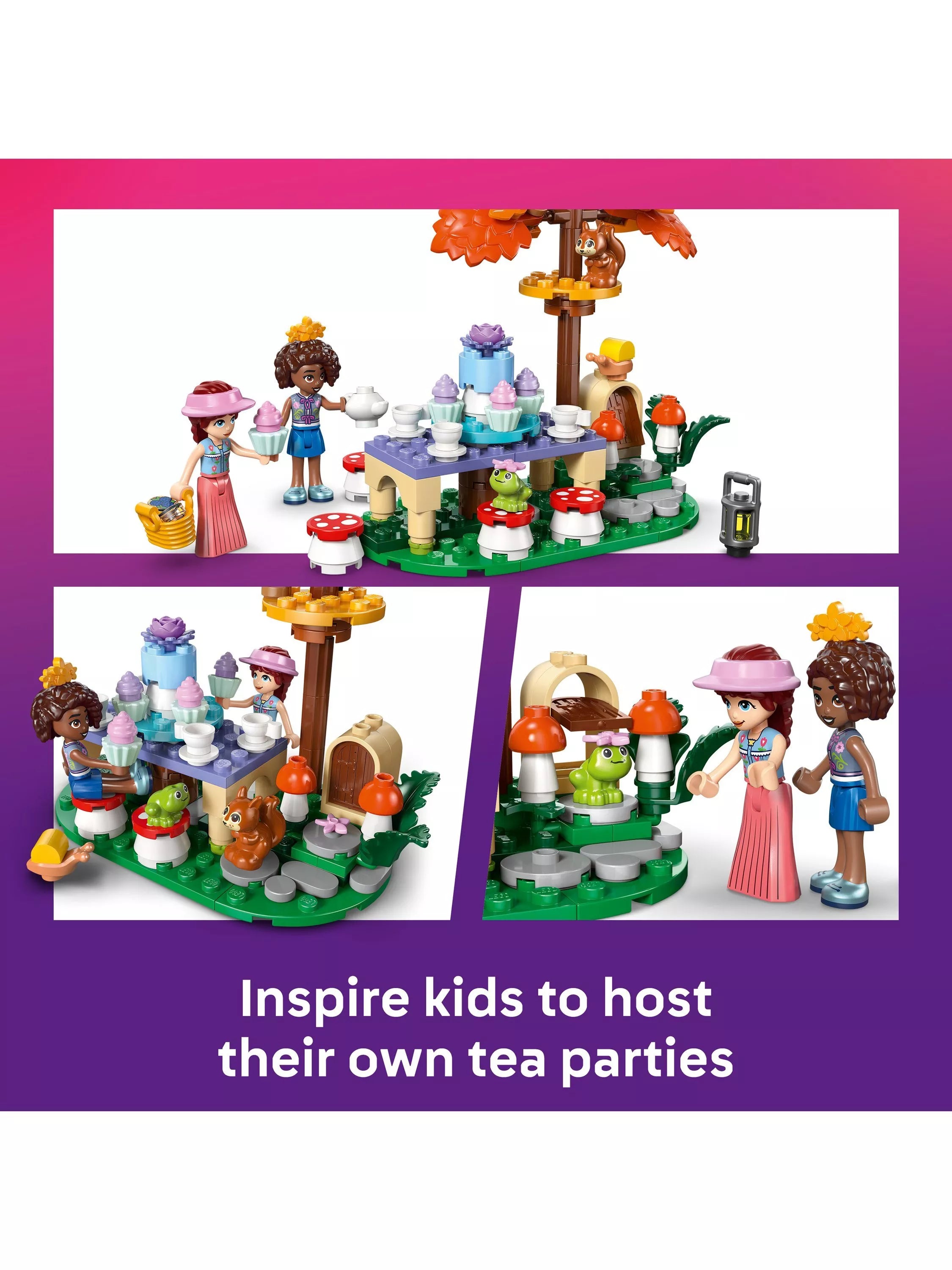 LEGO Friends Forest Tea Party 116-piece toy, imported from the UK