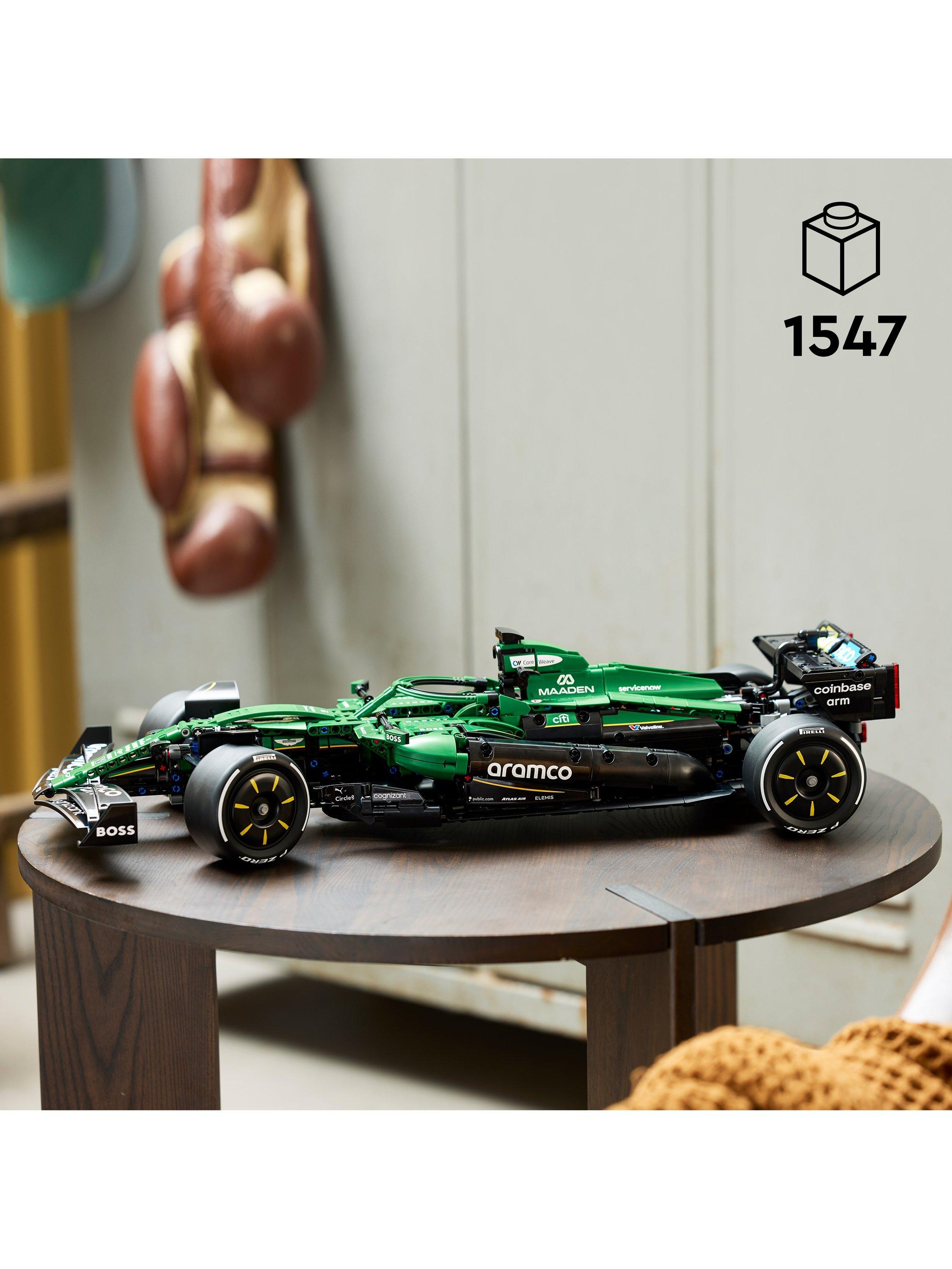 LEGO Technic Aston Martin AMR25 F1 car building set 1547 pieces (British brand)