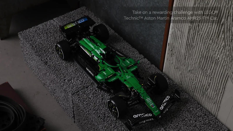 LEGO Technic Aston Martin AMR25 F1 car building set 1547 pieces (British brand)