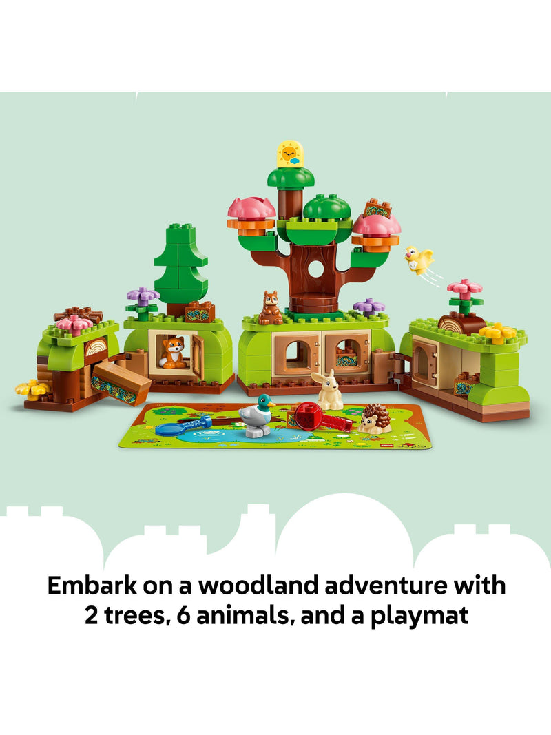LEGO DUPLO Discovery Forest building set with wild animals (British brand)