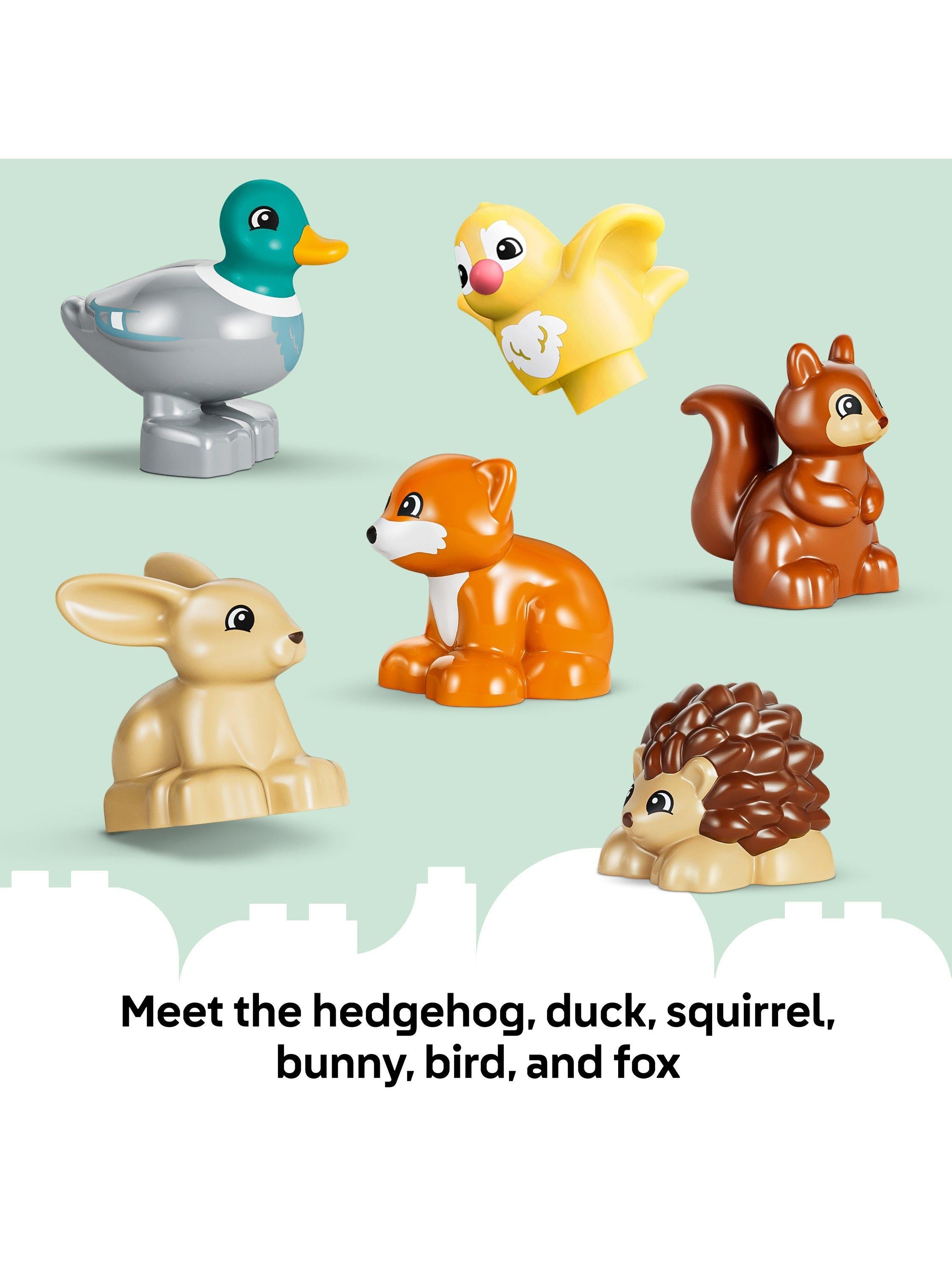 LEGO DUPLO Discovery Forest building set with wild animals (British brand)