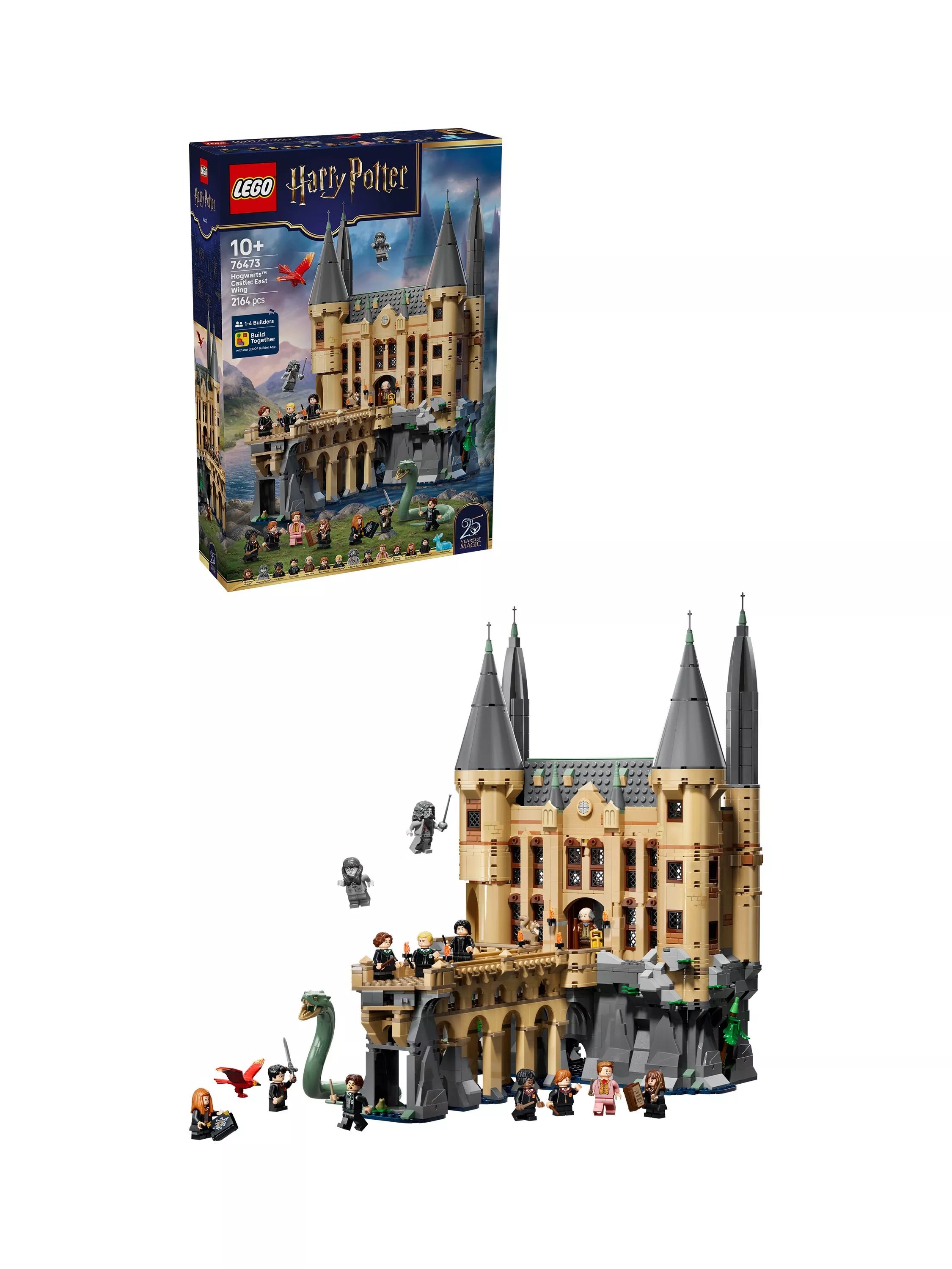 LEGO Harry Potter Hogwarts Castle East Wing building toy, imported from the UK