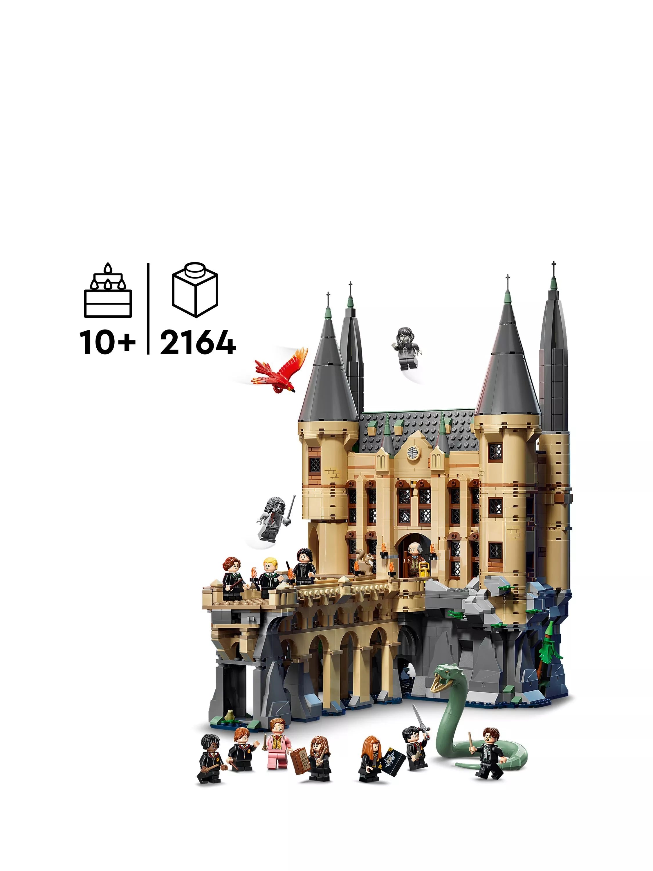 LEGO Harry Potter Hogwarts Castle East Wing building toy, imported from the UK