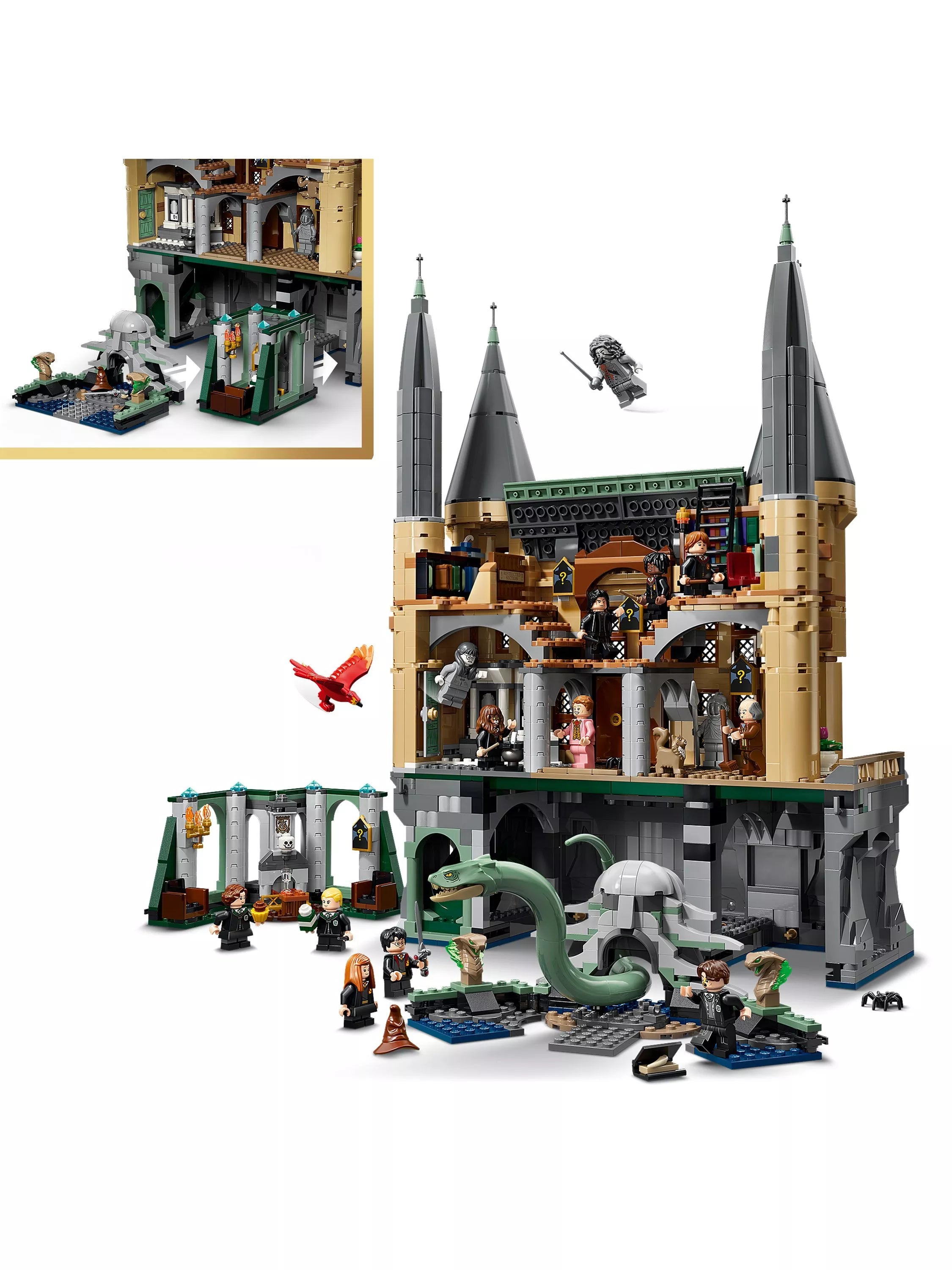 LEGO Harry Potter Hogwarts Castle East Wing building toy, imported from the UK