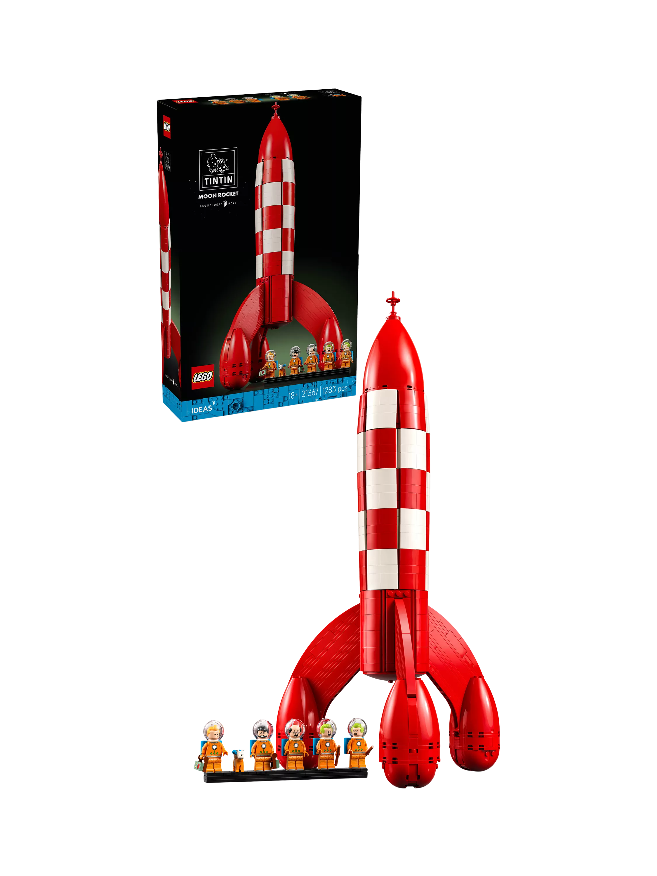 LEGO Tintin Moon Rocket construction set (British brand)