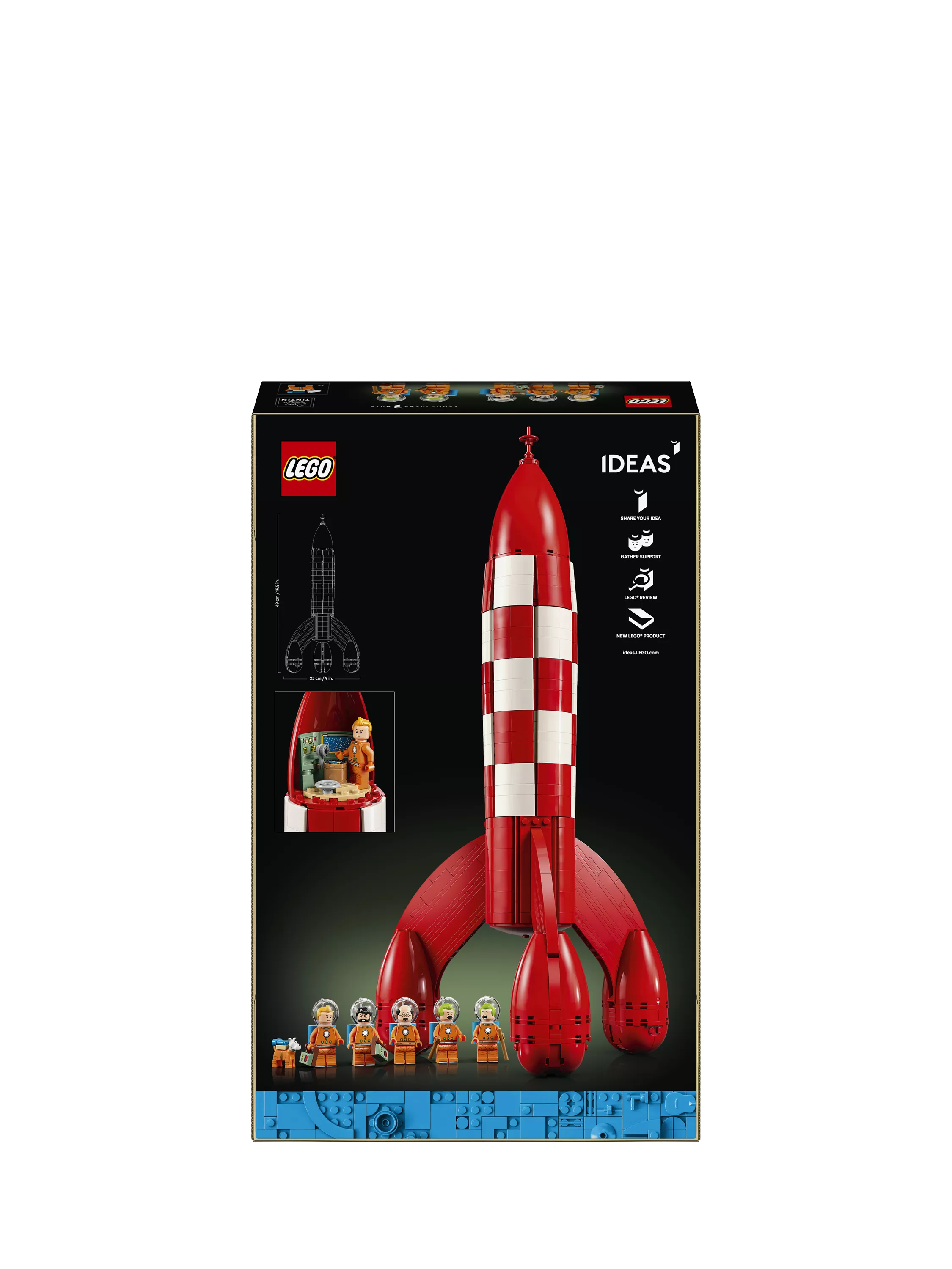 LEGO Tintin Moon Rocket construction set (British brand)