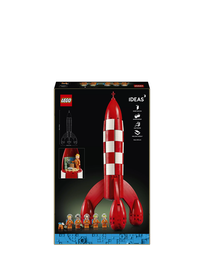 LEGO Tintin Moon Rocket construction set (British brand)