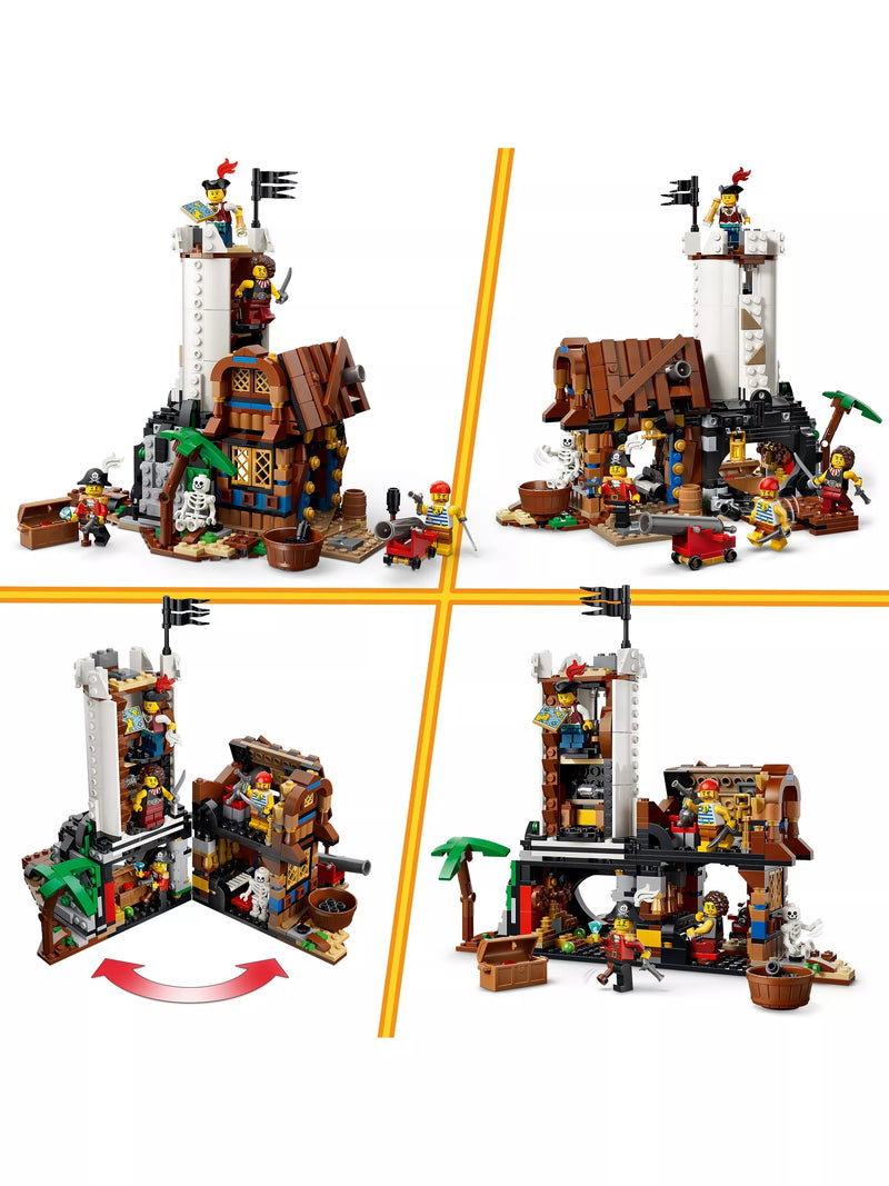 LEGO Creator 3-in-1 Pirate Ship building toy, imported from the UK