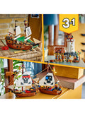 LEGO Creator 3-in-1 Pirate Ship building toy, imported from the UK