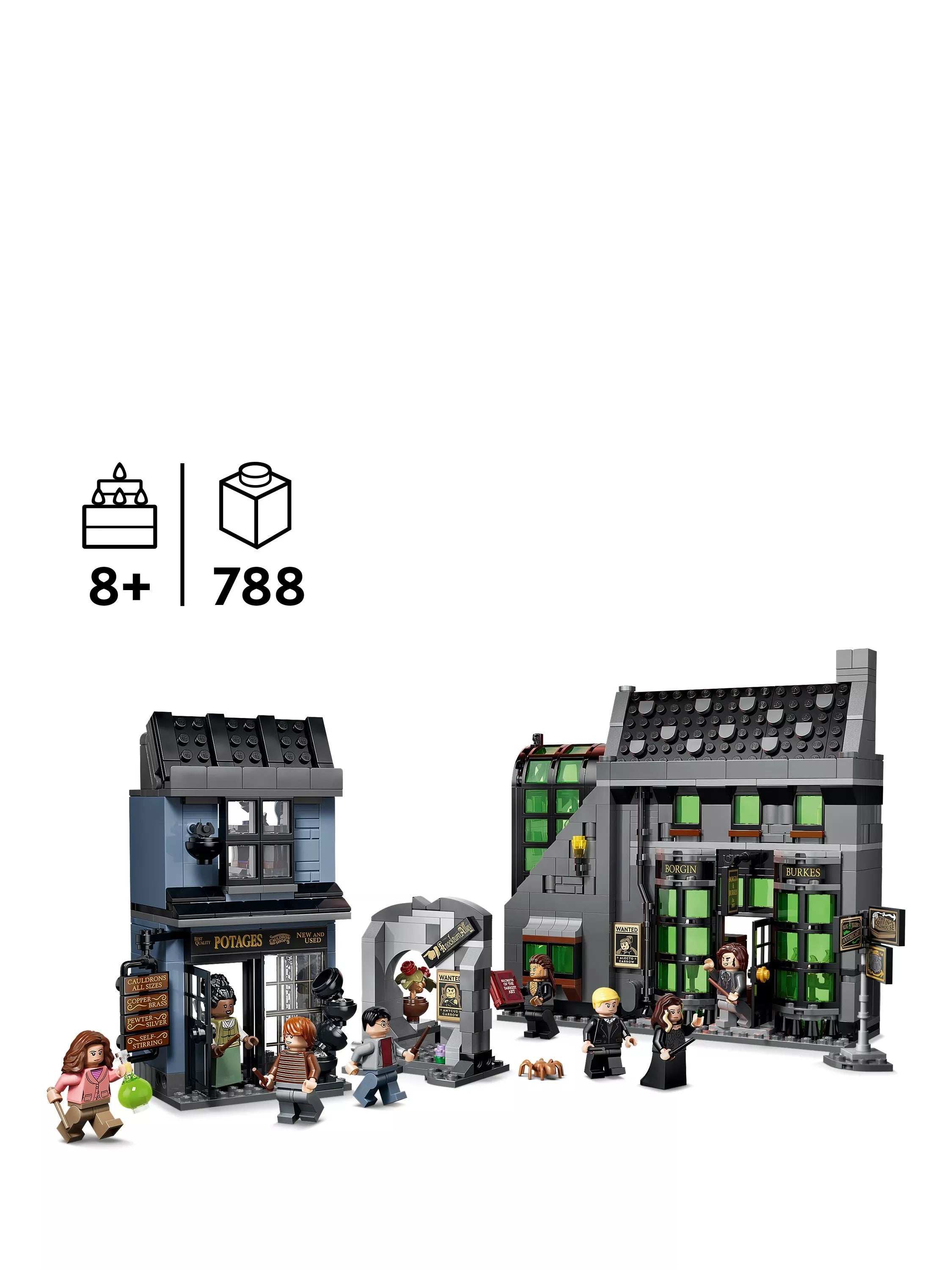 LEGO Harry Potter Knockturn Alley building set 76471 (British brand)