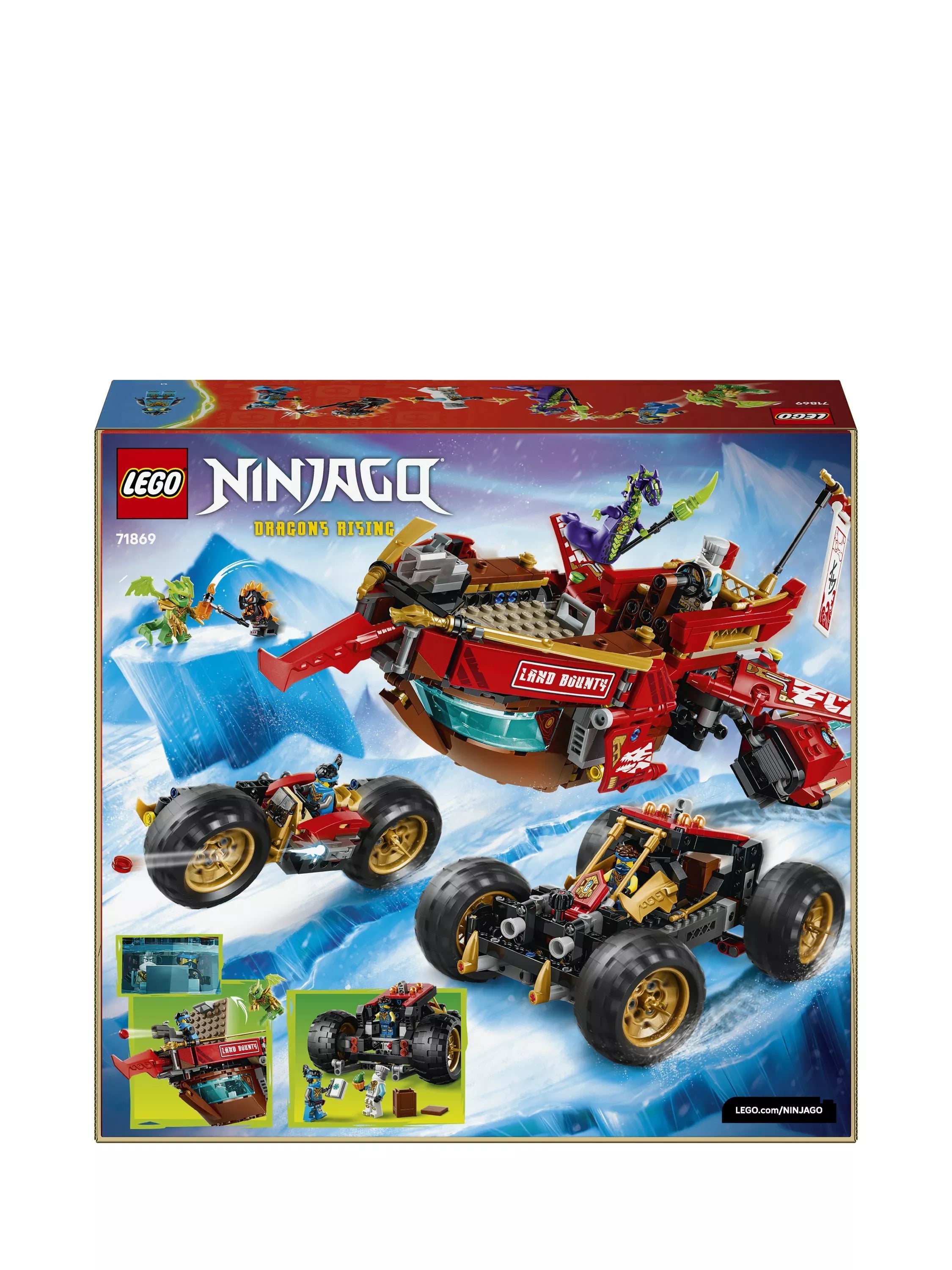 LEGO Ninjago Land Bounty building toy 1214 pieces - British product