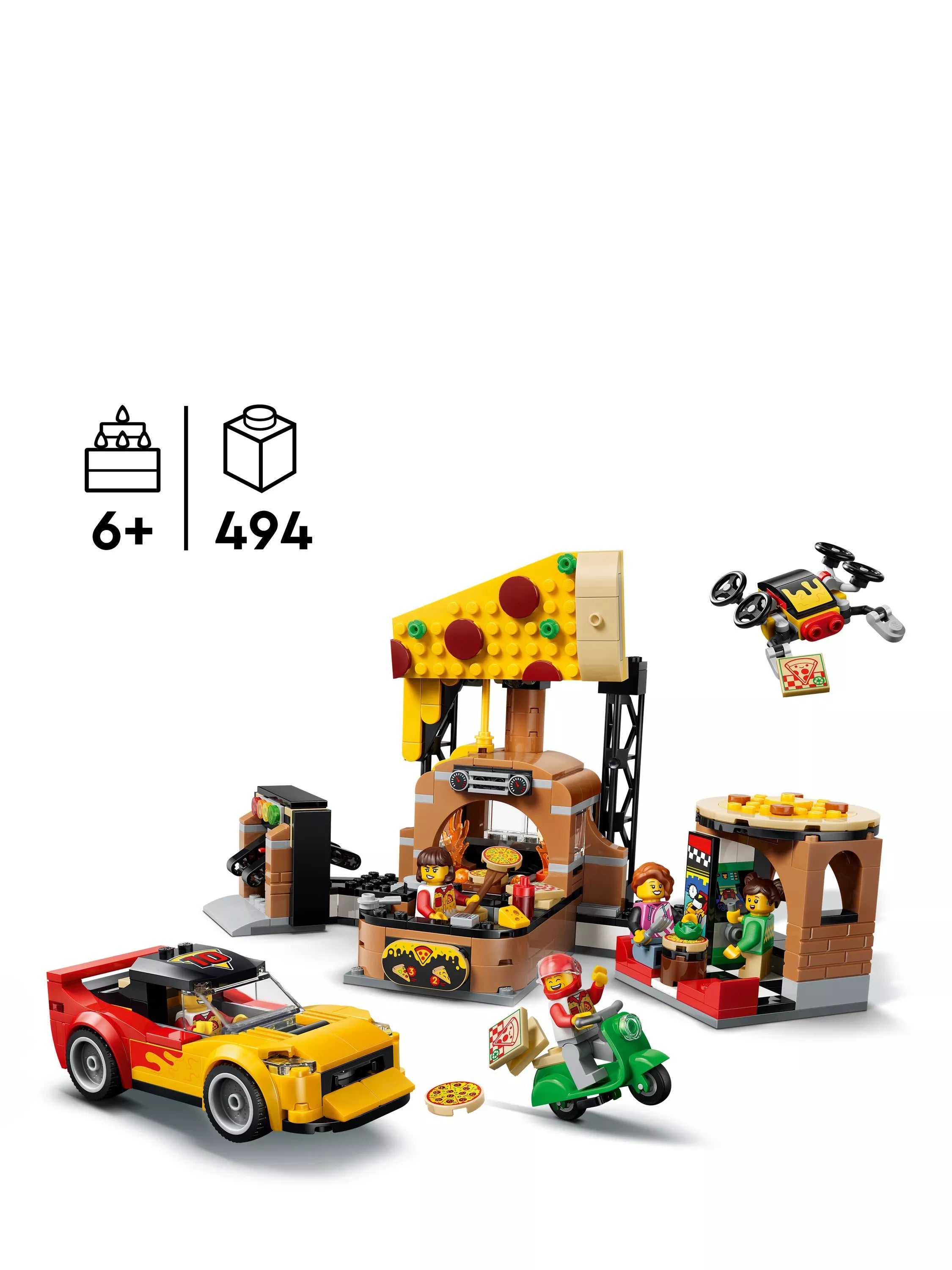 LEGO City Pizza Delivery Experience building toy - British product