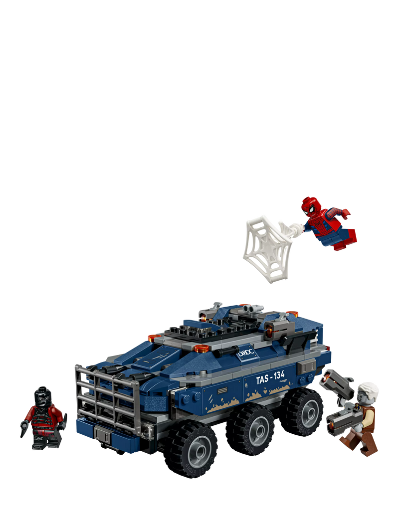 LEGO Spider-Man Prison Transport Chase construction set 367 pieces (British brand)