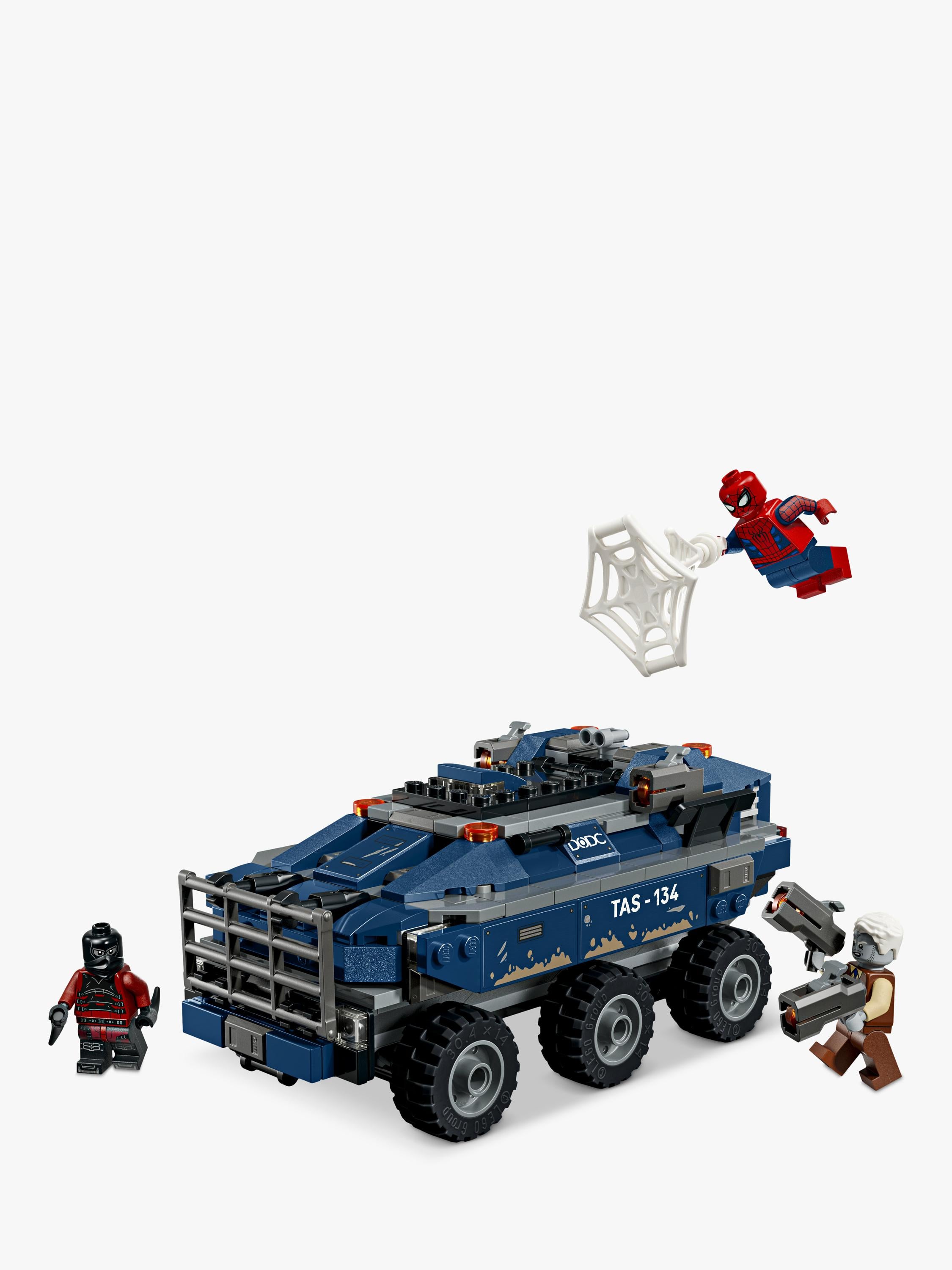 LEGO Spider-Man Prison Transport Chase construction set 367 pieces (British brand)