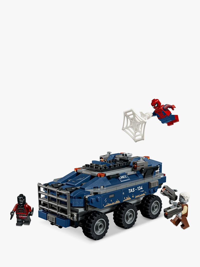 LEGO Spider-Man Prison Transport Chase construction set 367 pieces (British brand)