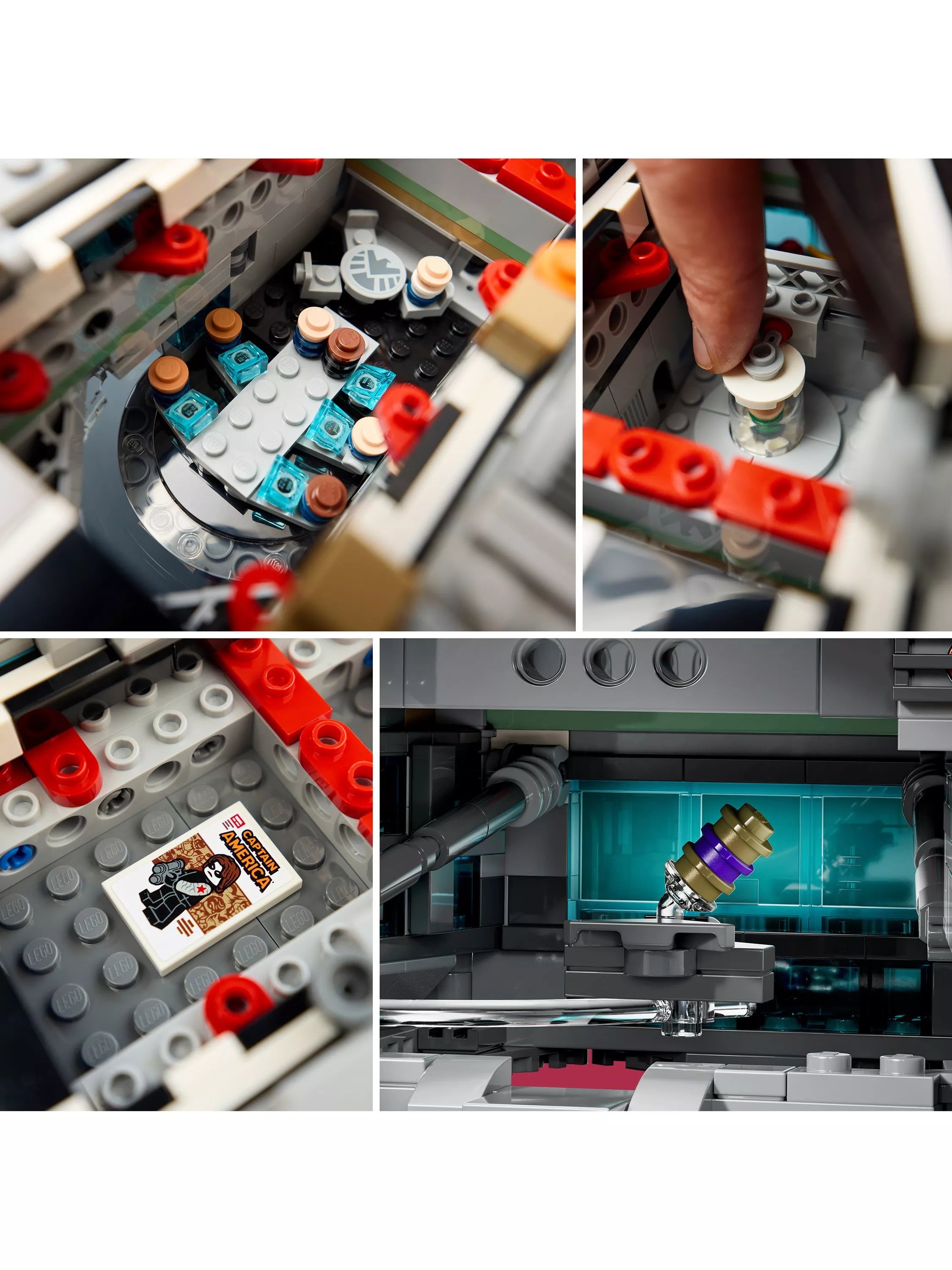 LEGO Marvel Helicarrier 3057 piece building toy set - British product