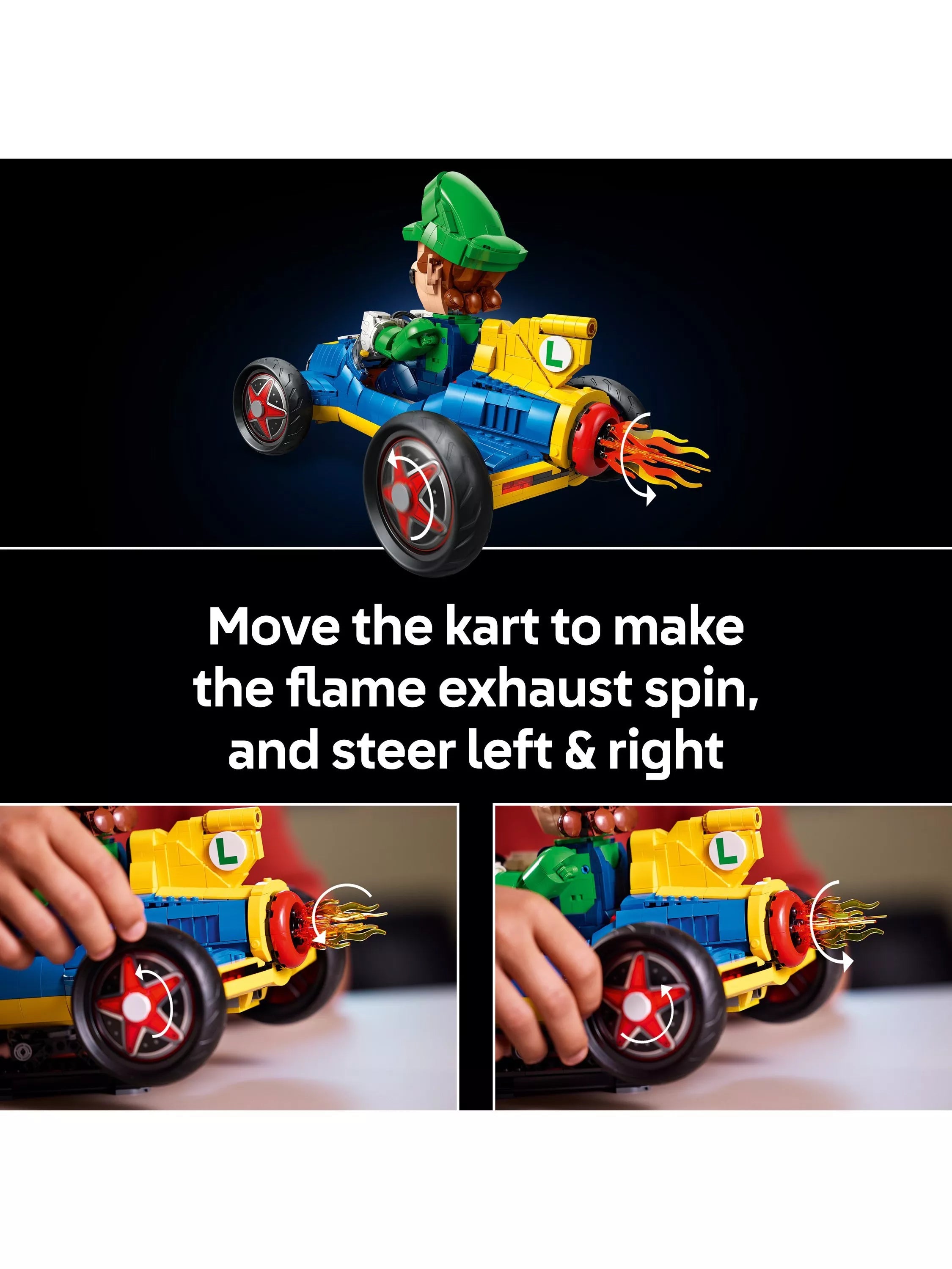 LEGO building toy Luigi & Mach 8 2234 pieces - British product