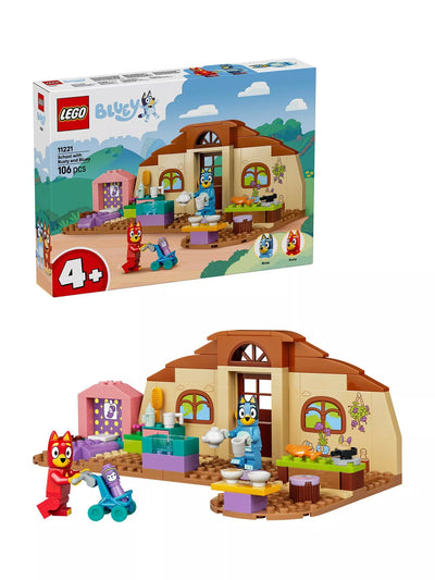 John Lewis LEGO Bluey School with Rusty and Bluey Building Toy- Buy online at McGrocer