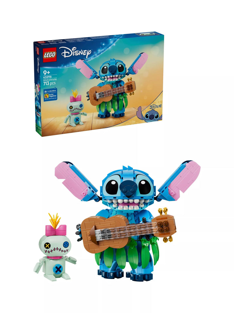 LEGO Disney Stitch & Scrump building figure 713 piece, UK version
