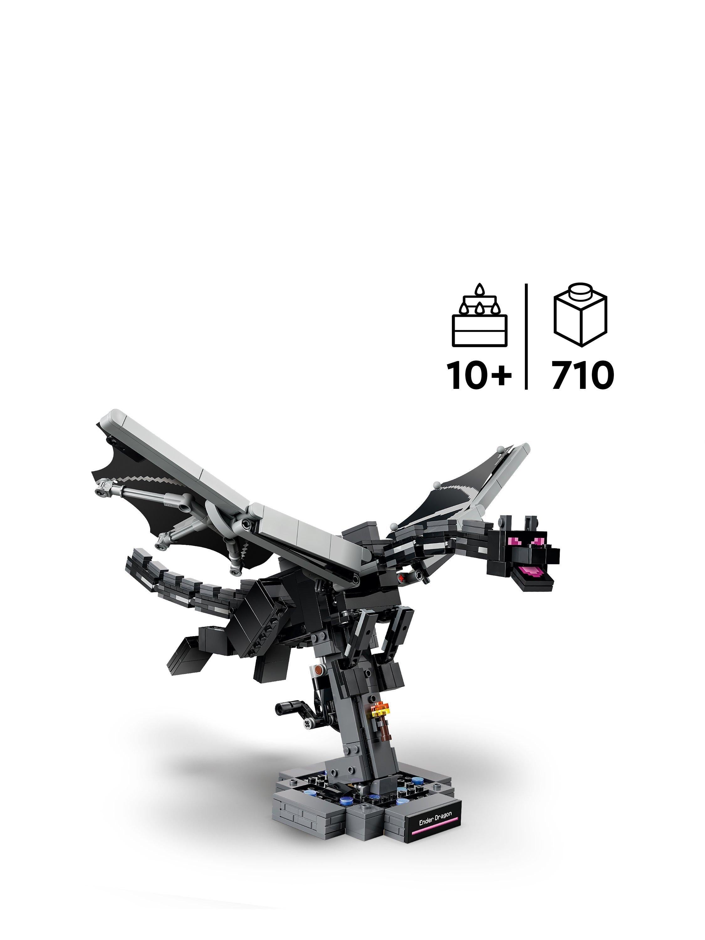LEGO Minecraft Ender Dragon building toy set 21595, imported from the UK