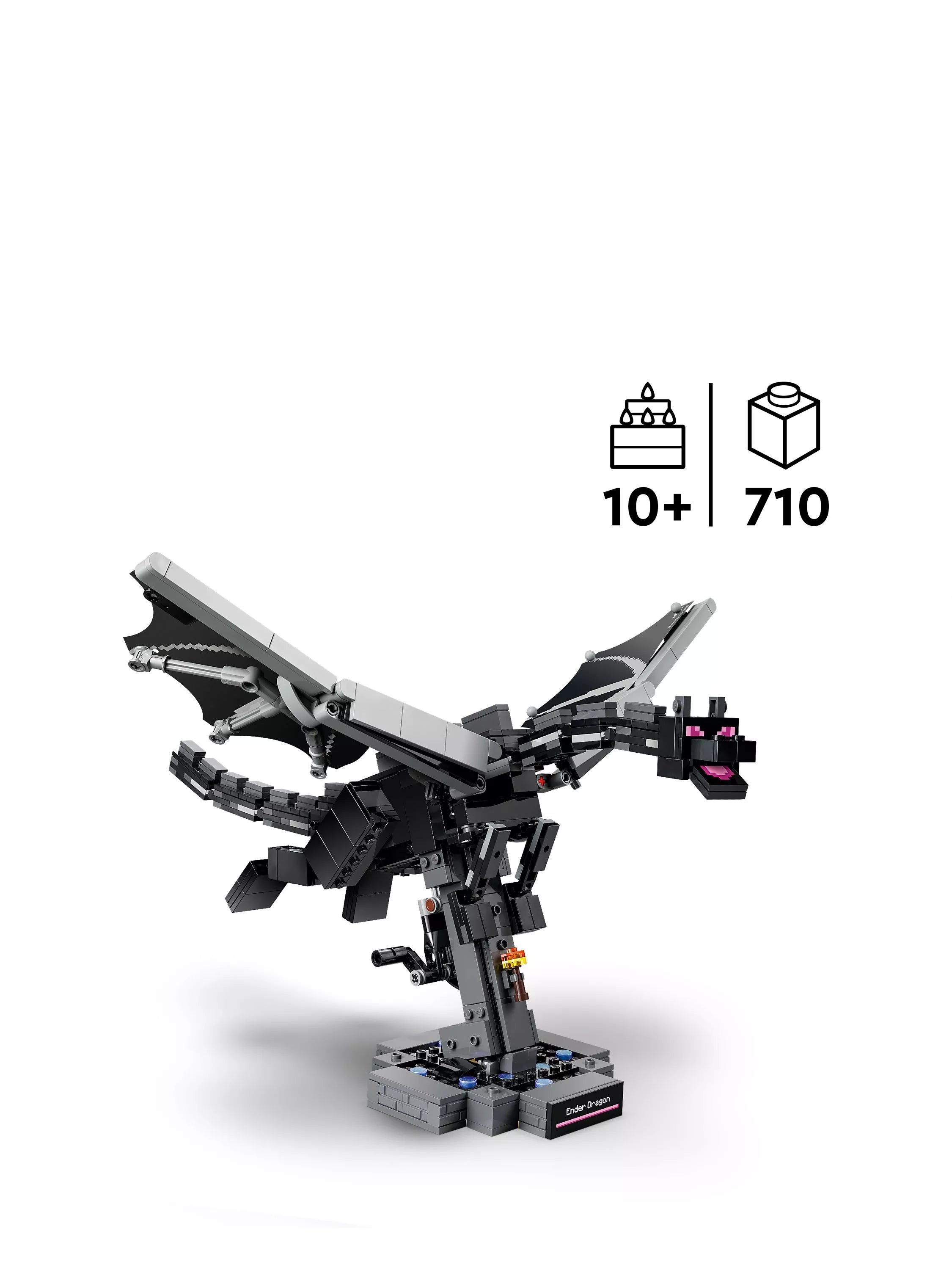 LEGO Minecraft Ender Dragon building toy set 21595, imported from the UK