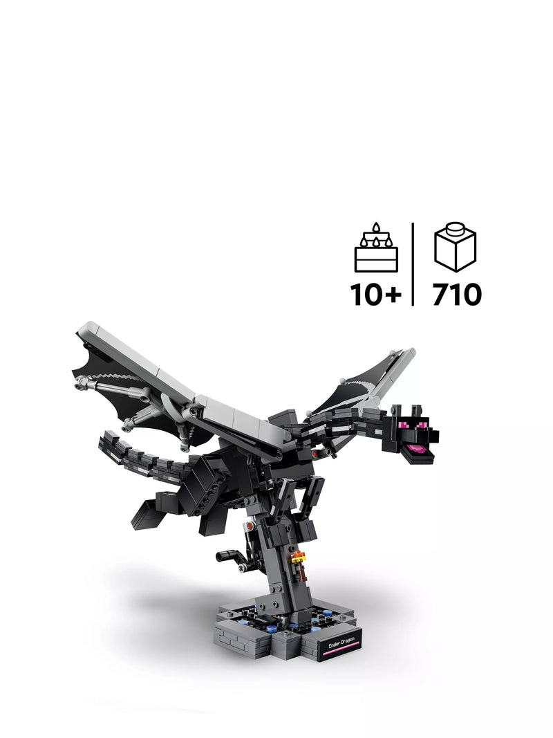 LEGO Minecraft Ender Dragon building toy set 21595, imported from the UK