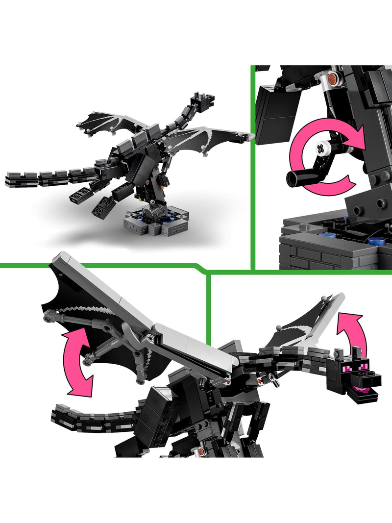 LEGO Minecraft Ender Dragon building toy set 21595, imported from the UK