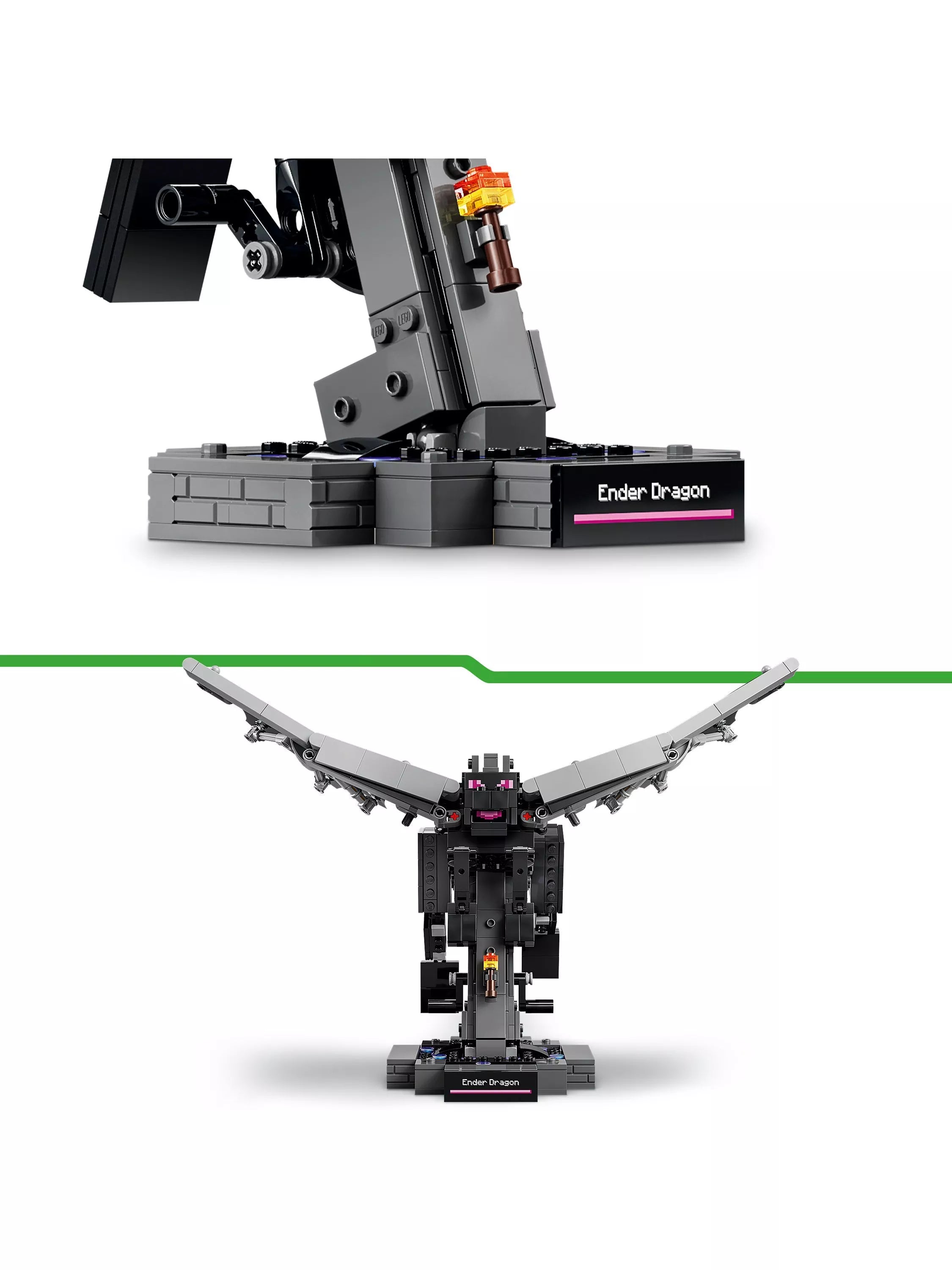LEGO Minecraft Ender Dragon building toy set 21595, imported from the UK