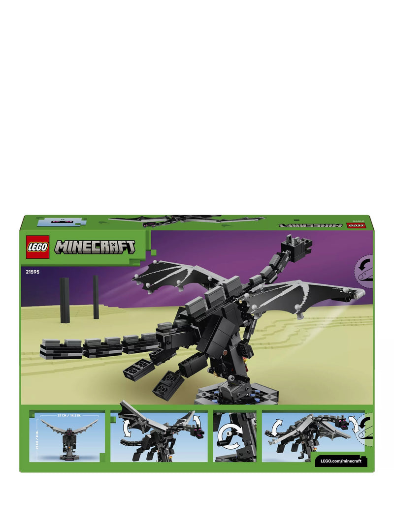 LEGO Minecraft Ender Dragon building toy set 21595, imported from the UK