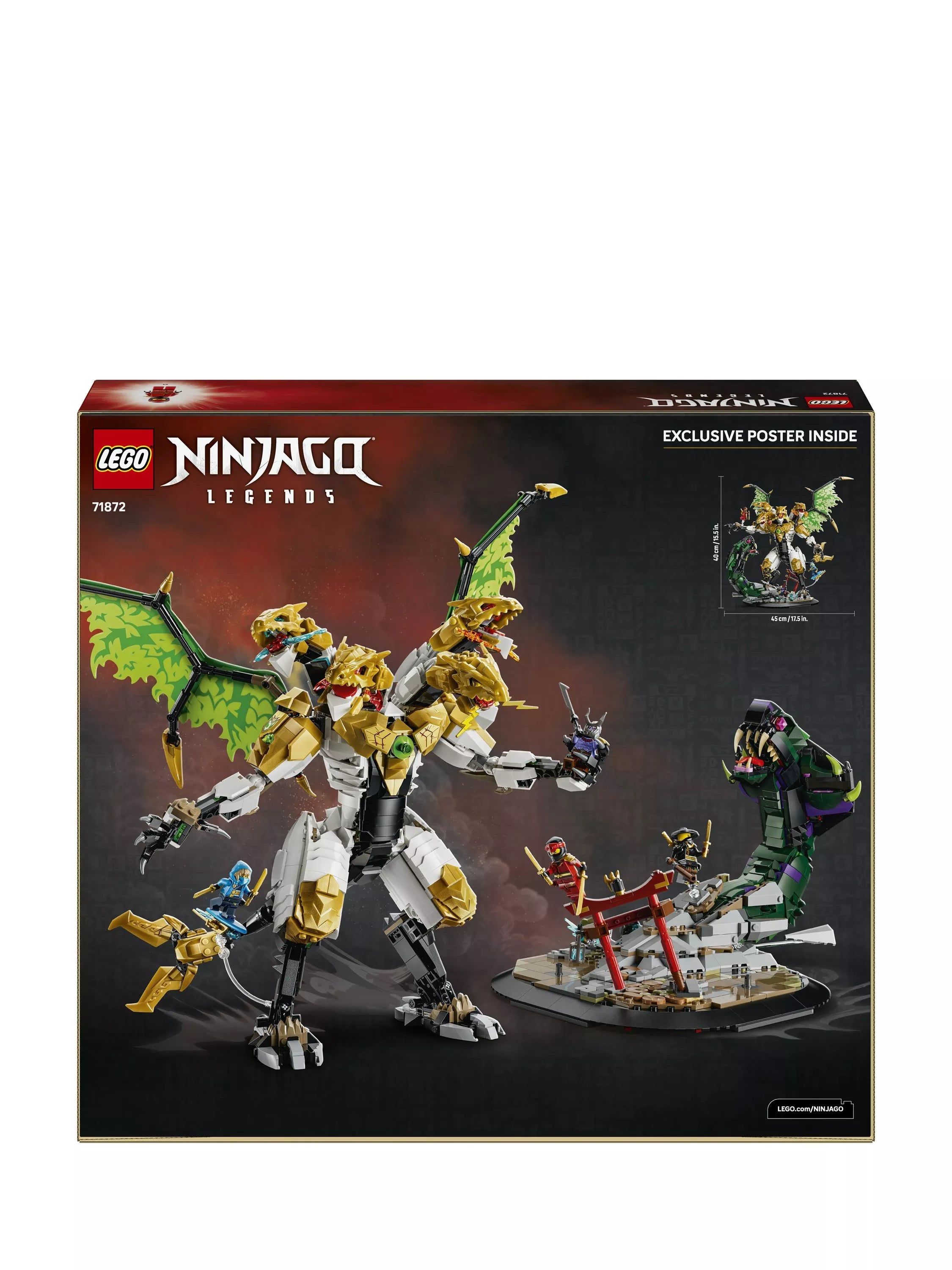 LEGO Ninjago Ultra Dragon Battle building set 2178 pieces, UK version
