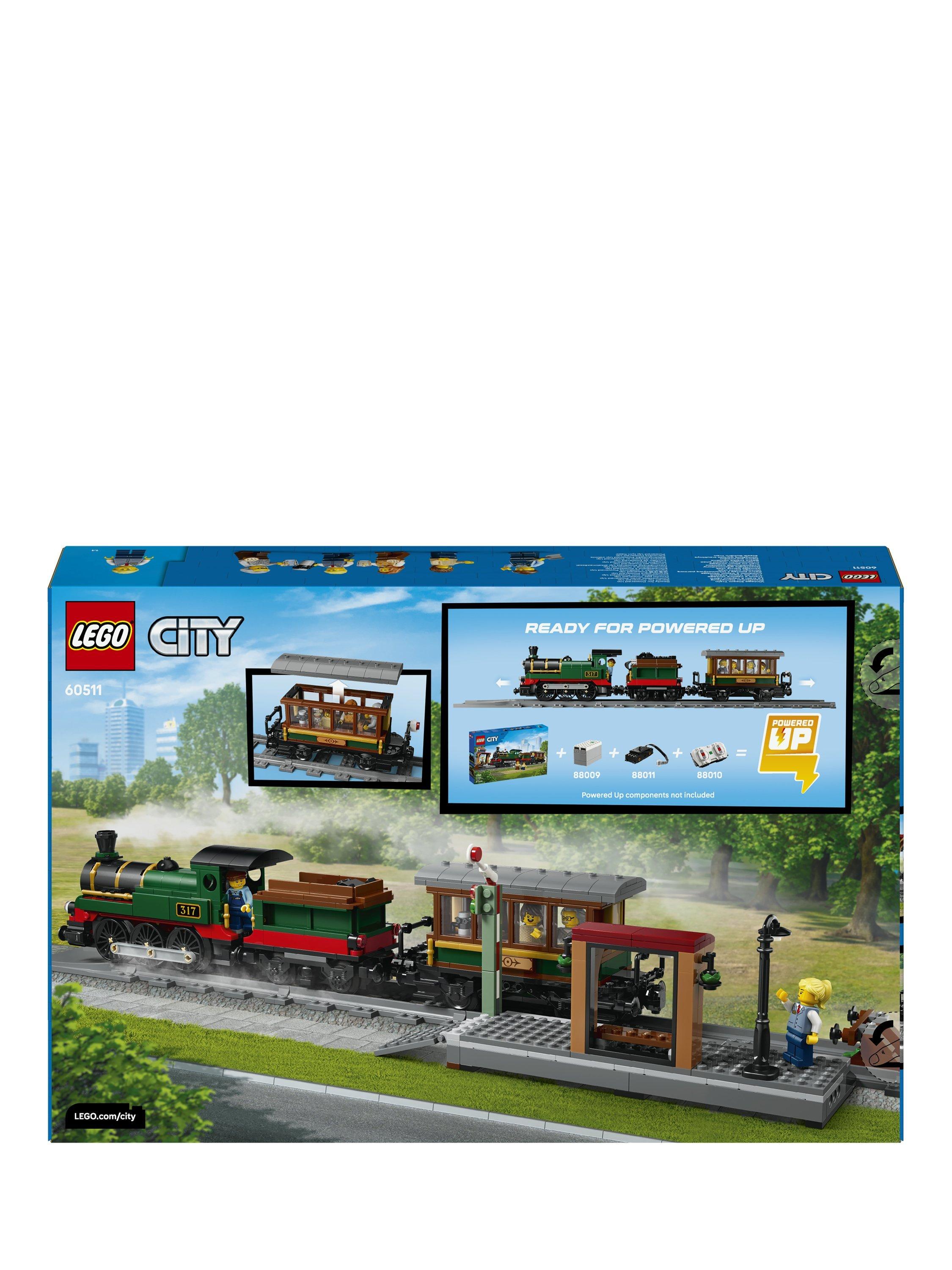LEGO City Vintage Steam Train building toy 60511, imported from the UK