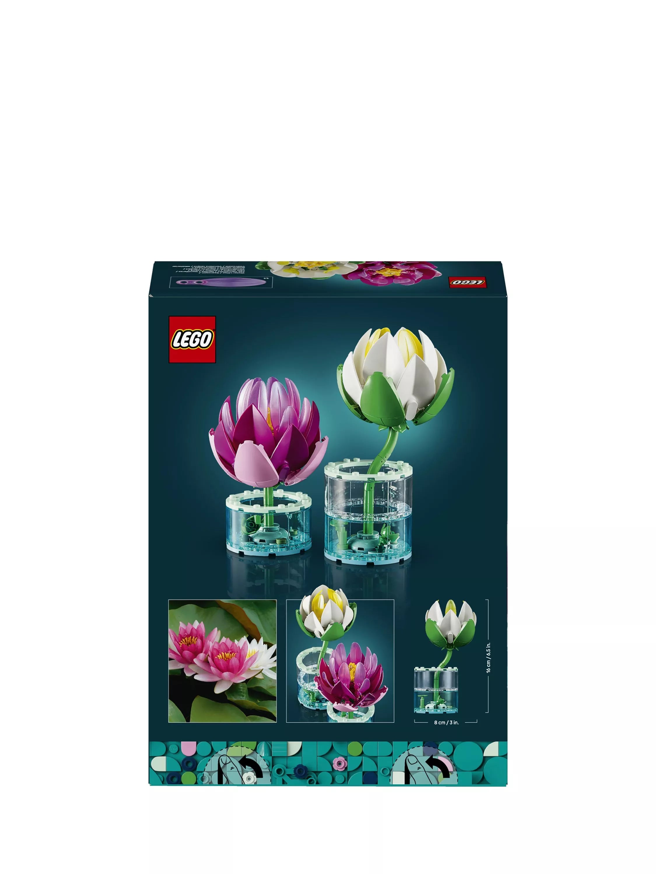 LEGO Botanicals Water Lilies building toy 259 pieces - British product