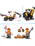 LEGO City Yellow Backhoe Loader building set, UK version