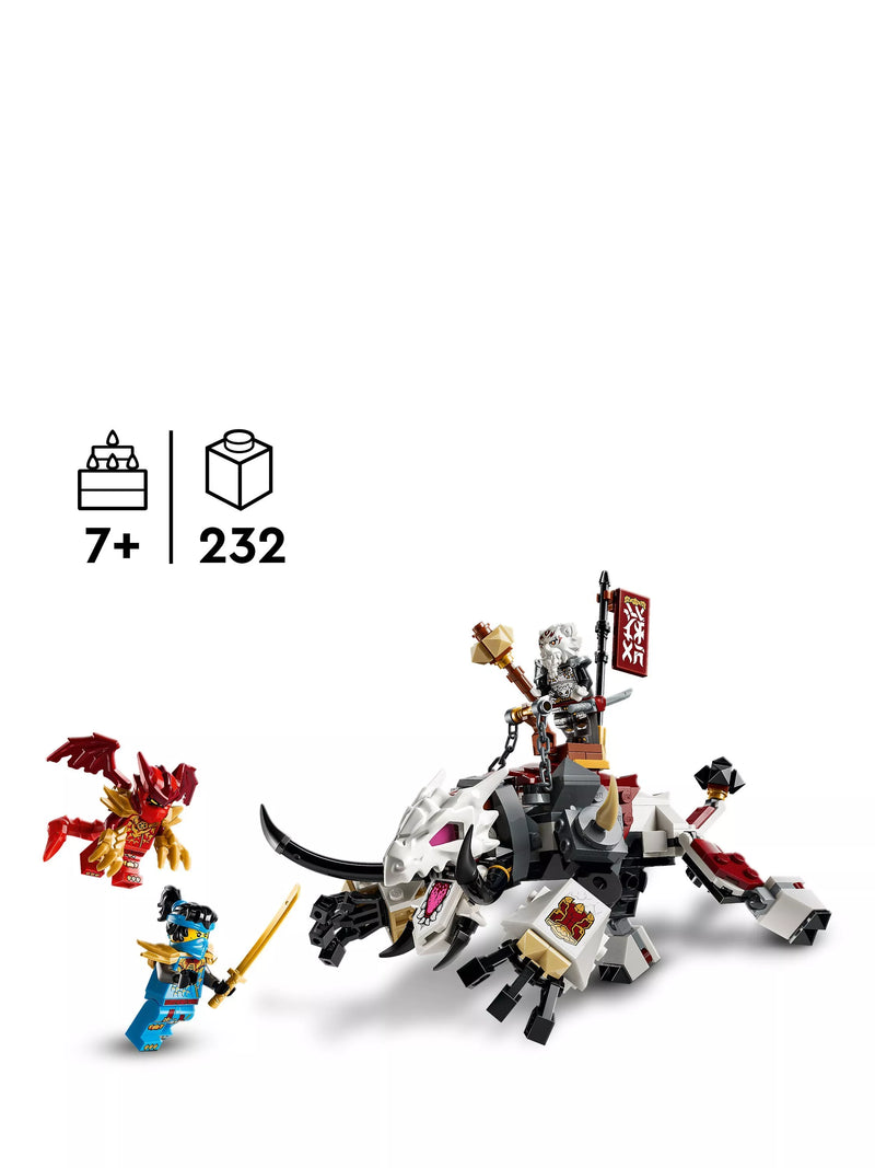 LEGO Ninjago Zilvar and Grimtak the Dragon Beast building set 232 pieces - British product