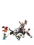 LEGO Ninjago Zilvar and Grimtak the Dragon Beast building set 232 pieces - British product