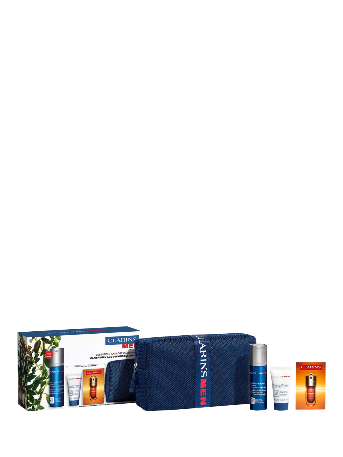 ClarinsMen age-defying essentials skincare gift set - British product