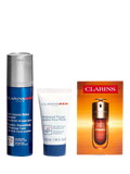 ClarinsMen age-defying essentials skincare gift set - British product