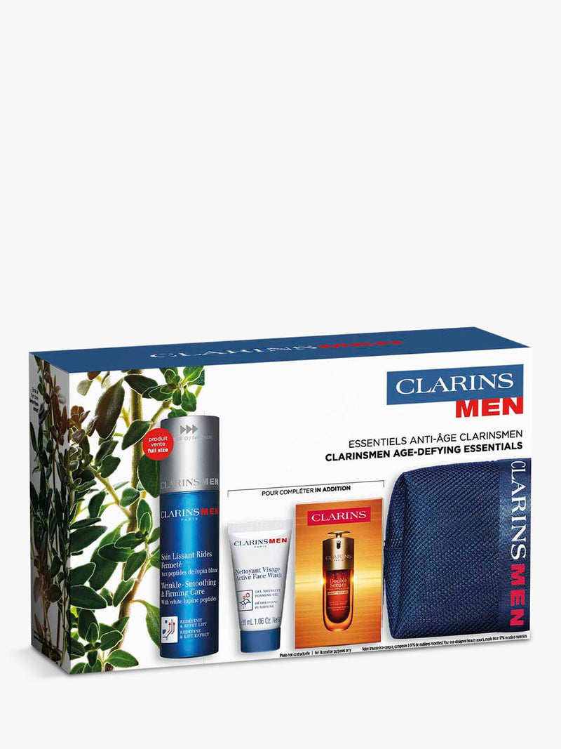 ClarinsMen age-defying essentials skincare gift set - British product