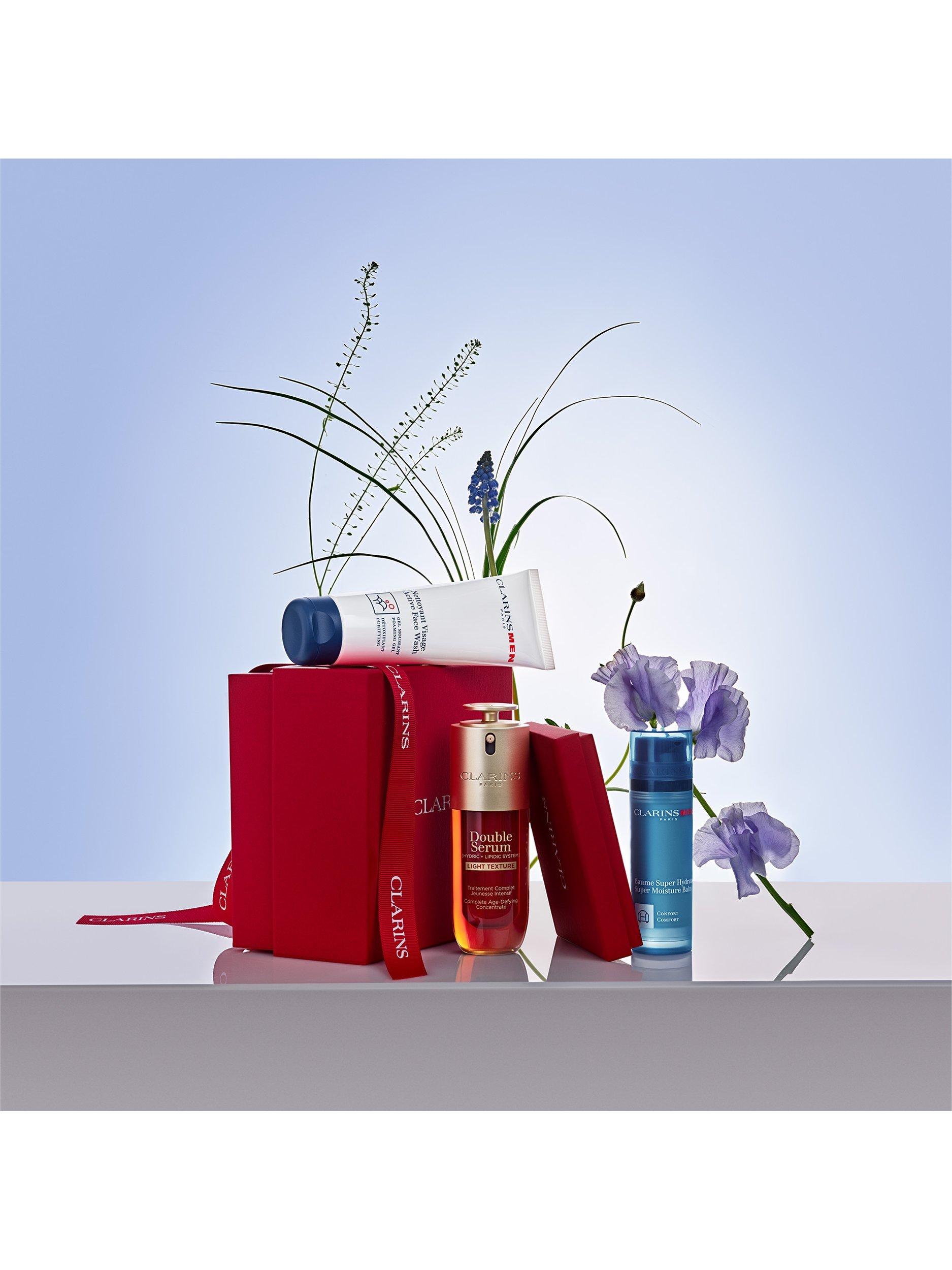 ClarinsMen age-defying essentials skincare gift set - British product