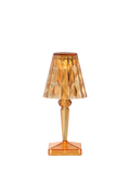 Kartell Battery table lamp pastel orange 26cm - British product
