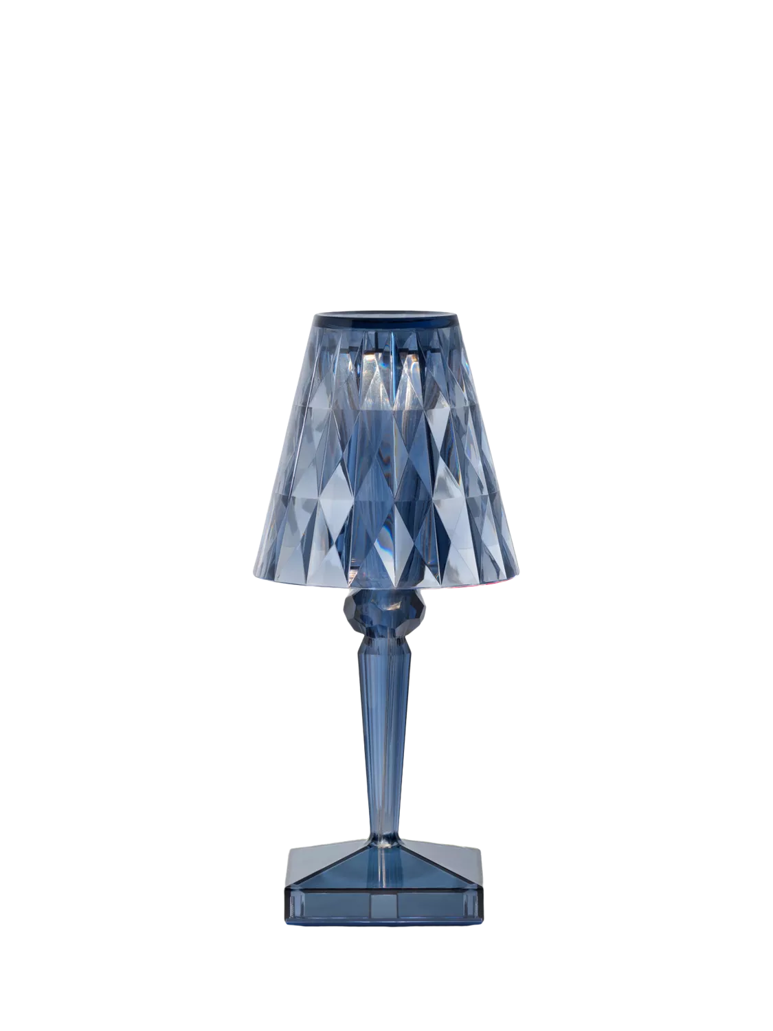 Kartell Battery portable rechargeable table lamp sky blue H26cm, imported from the UK