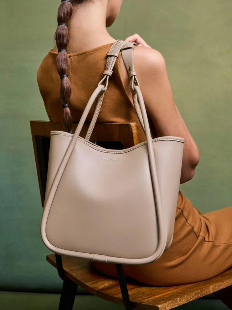 CHARLES & KEITH Lyla Mini Tote, imported from the UK