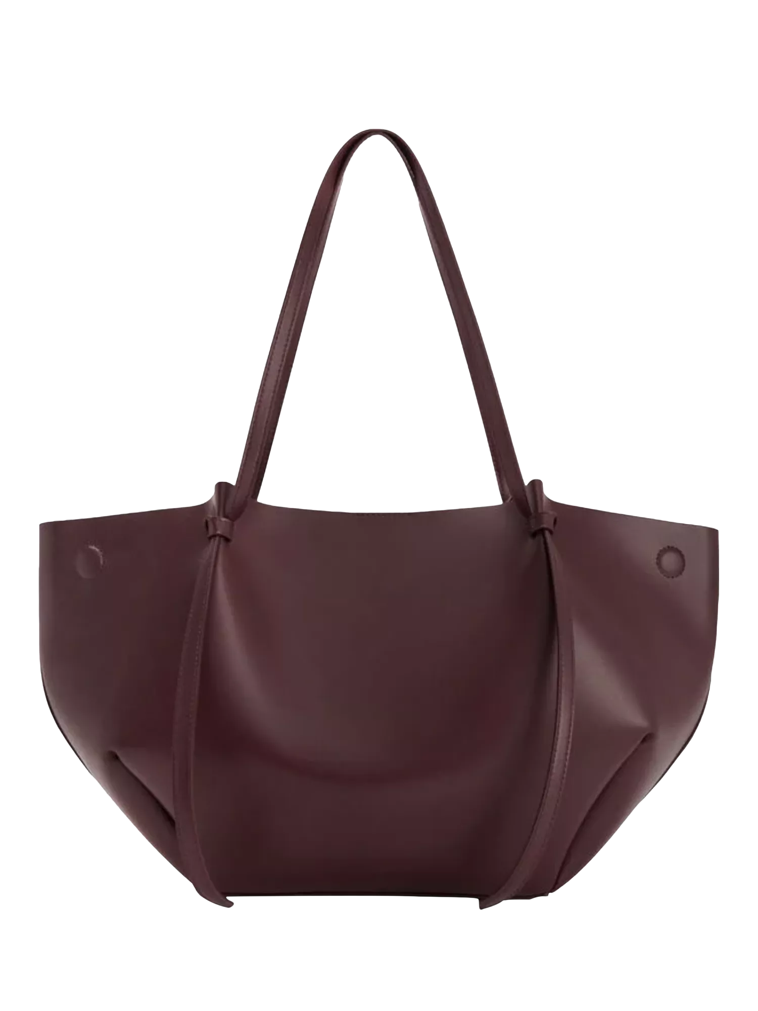 CHARLES & KEITH XL Calla tote bag in Winterberry Red - British product